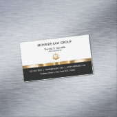 Classy Visitekaartje magneten voor een advocaat (Voorbeeld)