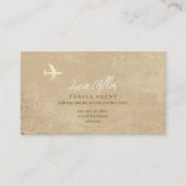 Classy Visitekaartje voor een Travel Agent Consult (Voorkant)