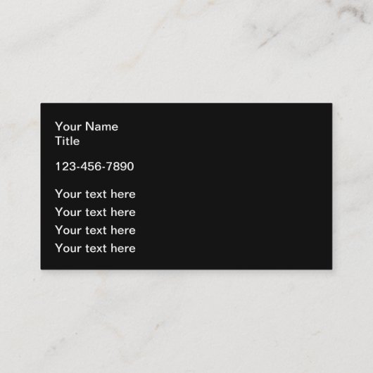 Classy Visitekaartjes Elegant Luxury (Achterkant)