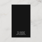 Classy-Visitekaartjes - Verticaal Stripe Design Visitekaartje (Achterkant)