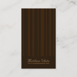 Classy-Visitekaartjes - Verticaal Stripe Design Visitekaartje
