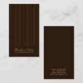 Classy-Visitekaartjes - Verticaal Stripe Design Visitekaartje (Voorkant / Achterkant)