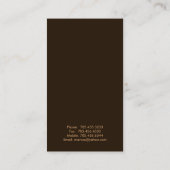 Classy-Visitekaartjes - Verticaal Stripe Design Visitekaartje (Achterkant)