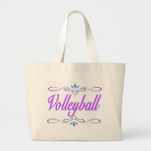 Classy Volleyball Grote Tote Bag (Voorkant)