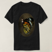 CLASSY VROUW HUMAN BUTTERFLY TEE SHIRT (Design voorkant)