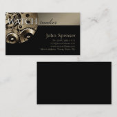 Classy Watchmaker-Visitekaartje Visitekaartje (Voorkant / Achterkant)