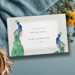 Classy  Waterverf Peacock Weddenschap Welkom Gastenboek<br><div class="desc">Classy Waterverf Peacock Collectie - het is een elegante waterverf Illustratie van kleurrijke heldere, heldere pauw, met een grens. Ideaal voor je moderne bruiloft en feestjes. Het is zeer gemakkelijk om, met uw persoonlijke details aan te passen. Als u een ander bijpassend product of aanpassing nodig hebt, bericht dan via...</div>