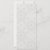 Classy  Waterverf Peacock Weddenschapskaart Kaart (Achterkant)