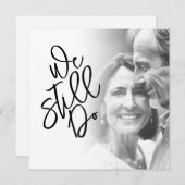 Classy We doen nog steeds gelofte Vernieuwing Part Kaart (Voorkant / Achterkant)