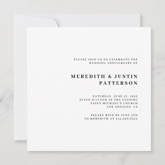 Classy We doen nog steeds gelofte Vernieuwing Part Kaart (Achterkant)