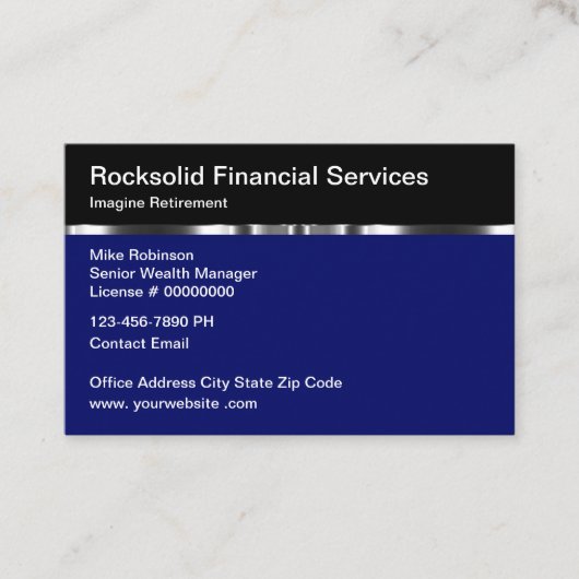 Classy Wealth Management Financial Services Visitekaartje (Voorkant)