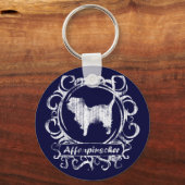Classy Weathered Affenpinscher Sleutelhanger (Voorkant)