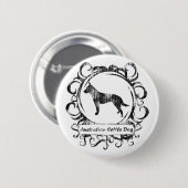 Classy Weathered Australian Cattle Dog Ronde Button 5,7 Cm (Voorkant /achterkant)