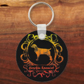Classy Weathered Boykin Spaniel Sleutelhanger (Voorkant)