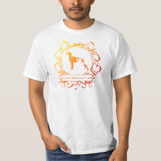 Classy Weathered German Shorthaired Pointer T-shirt (Voorkant)