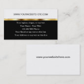 Classy Website Business Thema Visitekaartje (Voorkant / Achterkant)