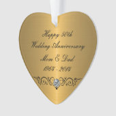 Classy Wedding Jubileum Ornament (voorkant)