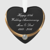 Classy Wedding Jubileum Ornament (voorkant)