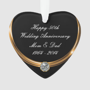 Classy Wedding Jubileum Ornament
