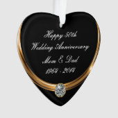 Classy Wedding Jubileum Ornament (voorkant)