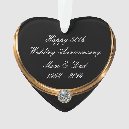 Classy Wedding Jubileum Ornament (achterkant)