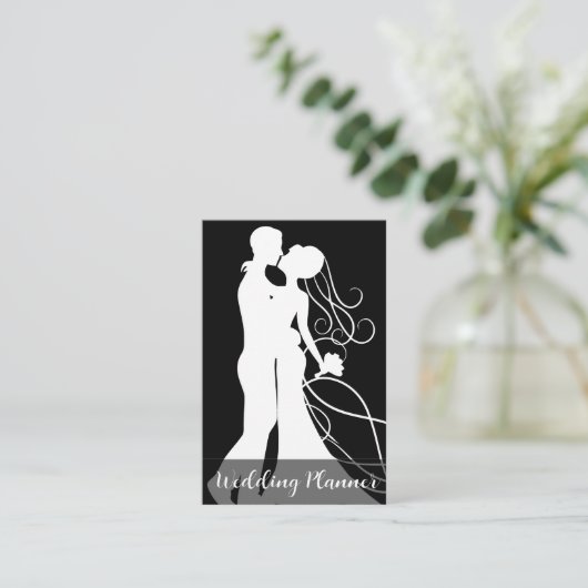 Classy Wedding Planner Visitekaartjes (Staand voorkant)