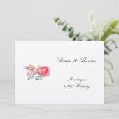 Classy Wedding Uitnodiging (Staand voorkant)