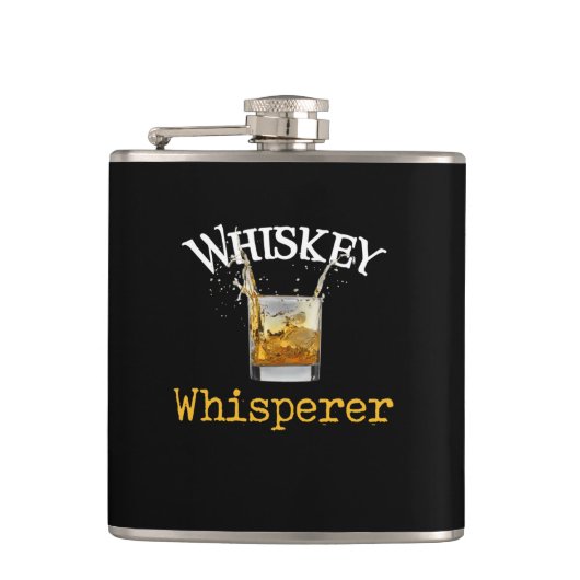 Classy Whiskey Whisperer Heupfles (Voorkant)