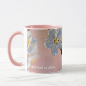 Classy White Japanse abrikozenbloemen Mok (Links)