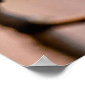 Classy White Japanse abrikozenbloemen Poster (Hoek)