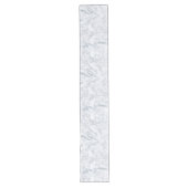 Classy White Marble Kijk Lange Tafelloper (Voorkant)
