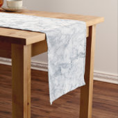 Classy White Marble Kijk Lange Tafelloper (Voorbeeld)