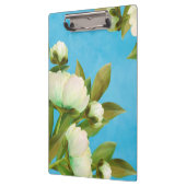 Classy White Peonies Floral Bouquet Klembord (Links)