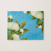 Classy White Peonies Floral Bouquet Legpuzzel (Horizontaal)