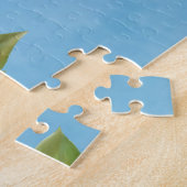 Classy White Peonies Floral Bouquet Legpuzzel (Zijkant)