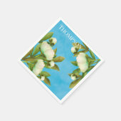 Classy White Peonies Floral Bouquet Servet (Hoek)