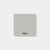 Classy Wings Grey Post-it Notes (Voorkant)