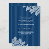 Classy Winter Wedding Invitation Kaart (Voorkant / Achterkant)