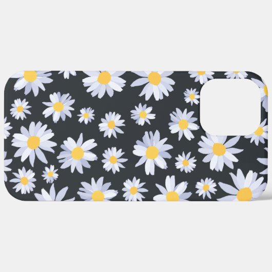 Classy Witte Daisy Bloemen Botanisch Case-Mate iPhone Case (Achterkant / Rechts)