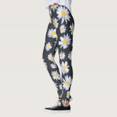 Classy Witte Daisy Bloemen Botanisch Leggings (Links)