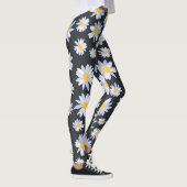Classy Witte Daisy Bloemen Botanisch Leggings (Rechts)