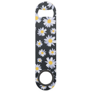 Classy Witte Daisy Bloemen Botanisch Speed Flessenopener