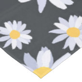 Classy Witte Daisy Bloemen Botanisch Tafelkleed (Gekanteld)