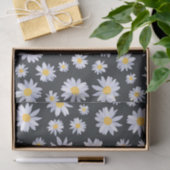 Classy Witte Daisy Bloemen Botanisch Tissuepapier (Geschenk)