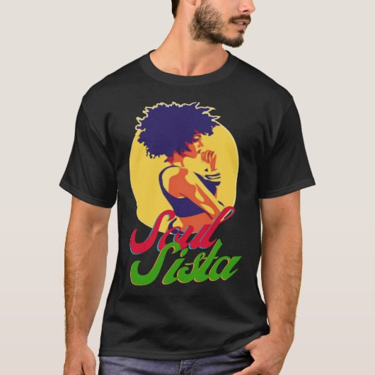 Classy Womens African Head Wrap Black Pride Soul T-shirt (Voorkant)