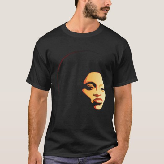 Classy Womens African Head Wrap Black Pride  Soul  T-shirt (Voorkant)