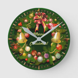 Classy Xmas met Persoonlijke boodschap Ronde Klok