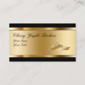 Classy Yacht Broker Visitekaartjes (Voorkant)