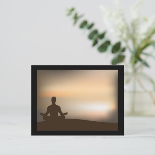 Classy YOGA-postkaart Briefkaart (Staand voorkant)