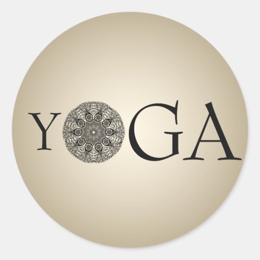 Classy YOGA Sticker (Voorkant)